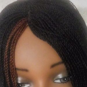 Braided wig.